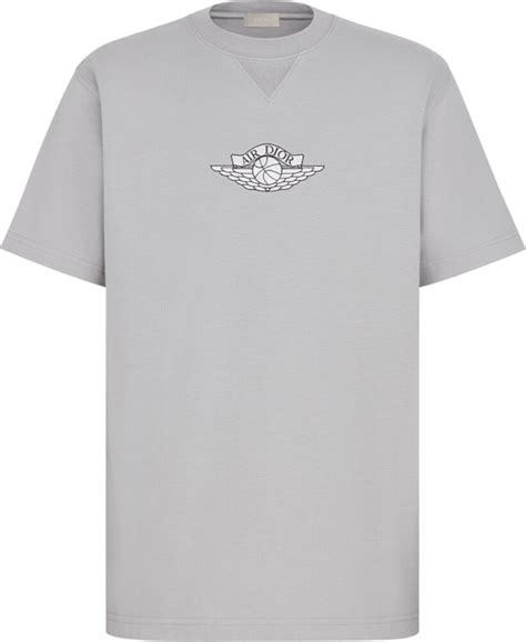 dior x jordan wings t-shirt grey|Dior x Jordan Grey 'Air Dior' T.